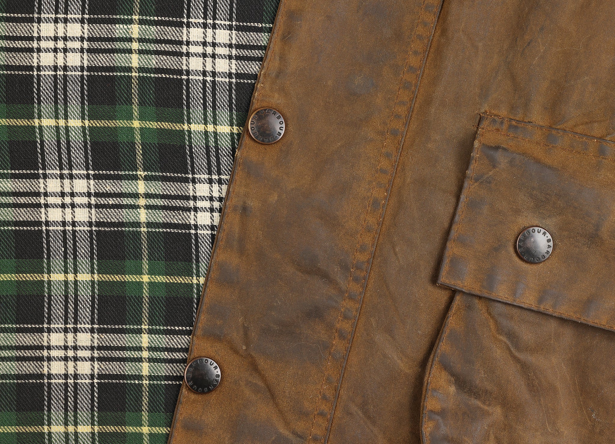 Barbour Moorland Wax Jacket - Brown - L – Headlock