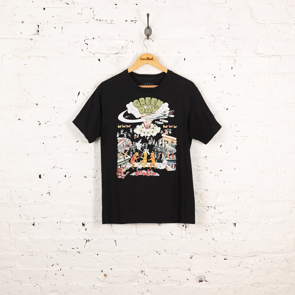 Green Day Dookie T Shirt - Black - M