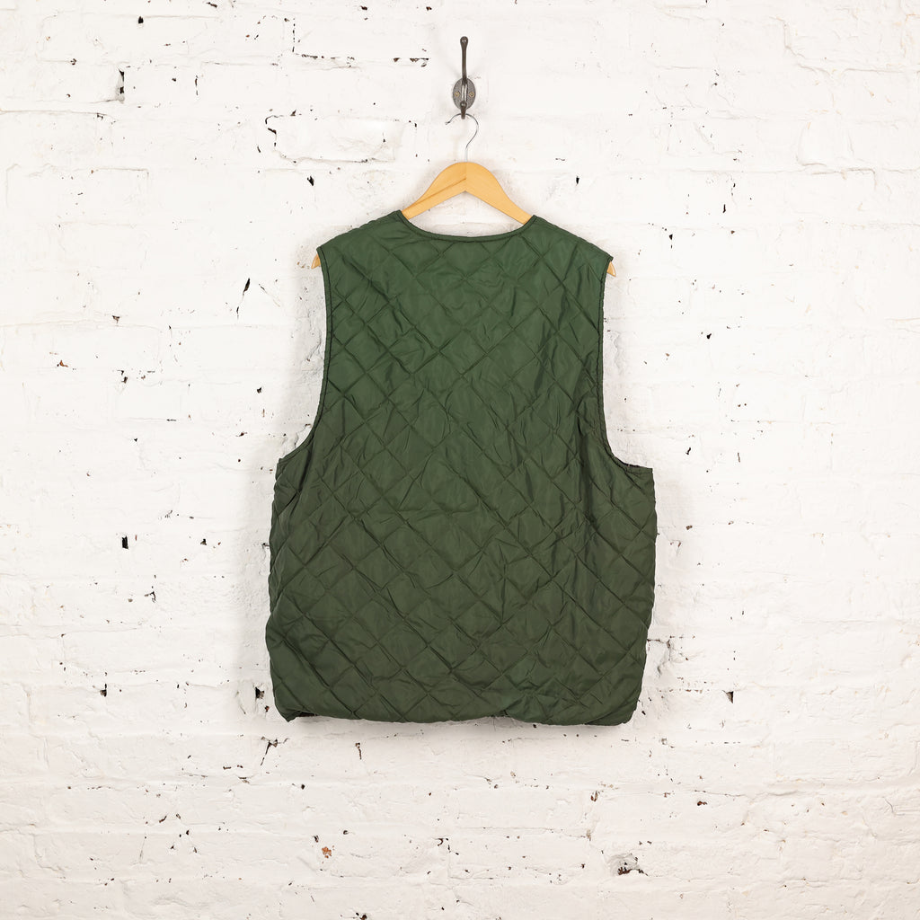 Barbour Sleeveless Quilted Gilet Jacket - Green - L