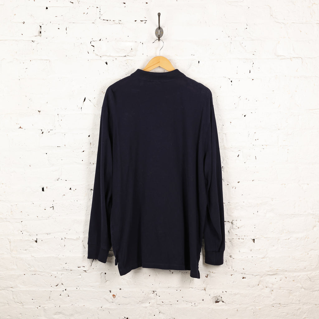Ralph Lauren Long Sleeve Polo Shirt - Blue - XL