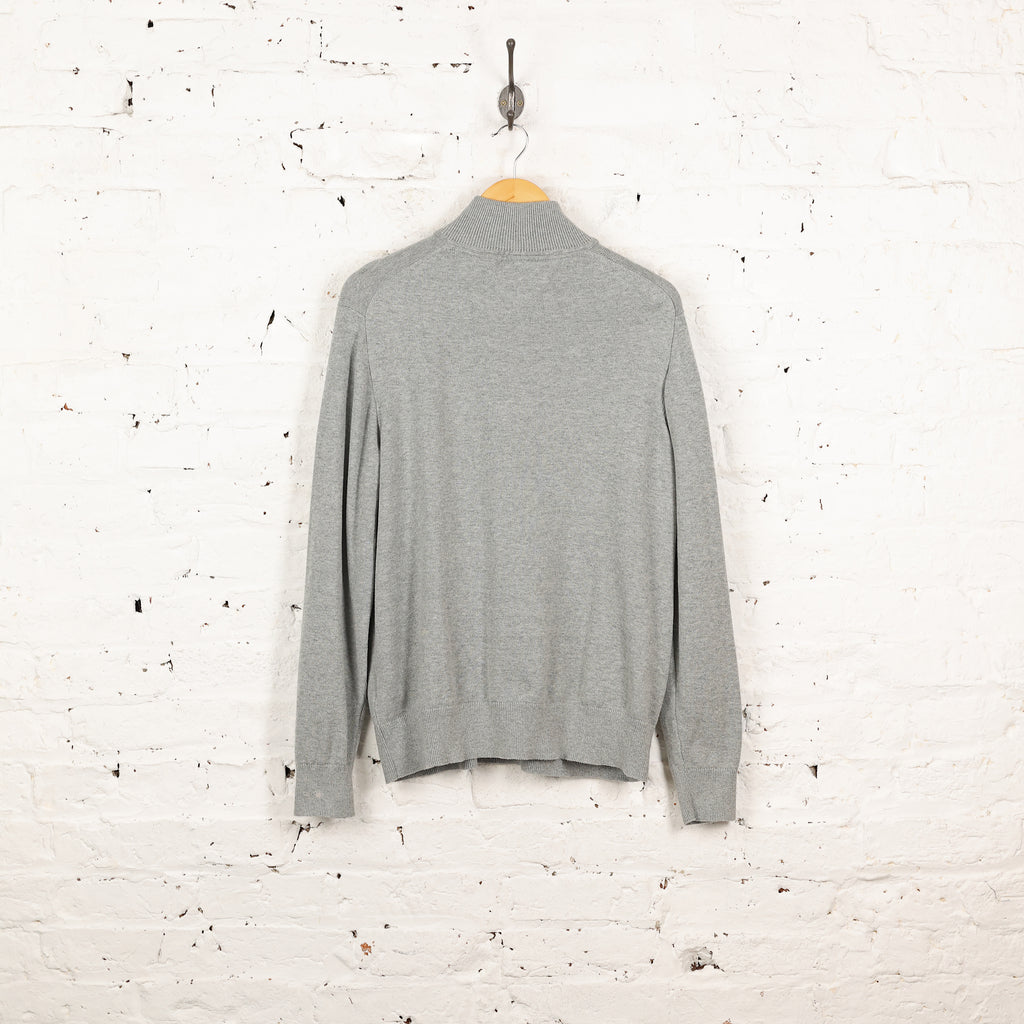 Tommy Hilfiger 1/4 Zip Sweatshirt - Grey - XL