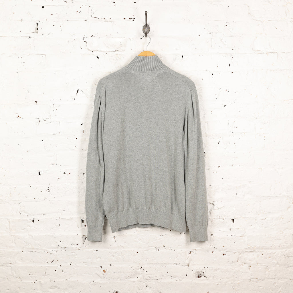 Tommy Hilfiger 1/4 Zip Sweatshirt - Grey - L