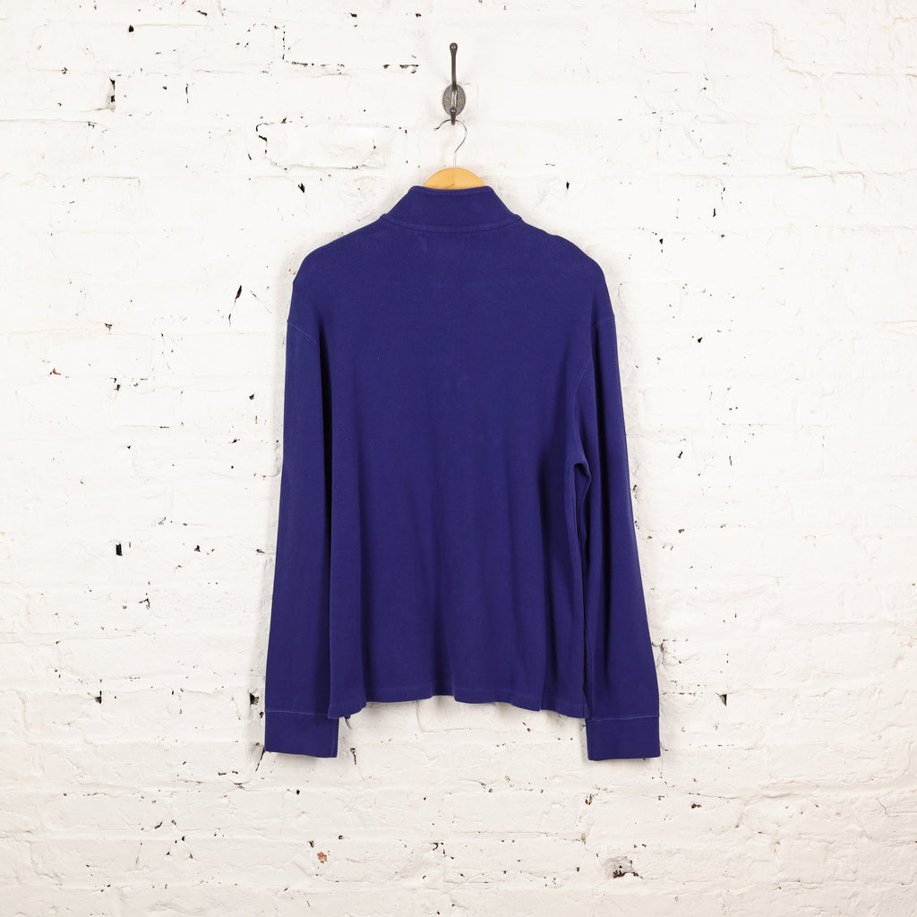 Ralph Lauren 1/4 Zip Sweatshirt - Blue - L