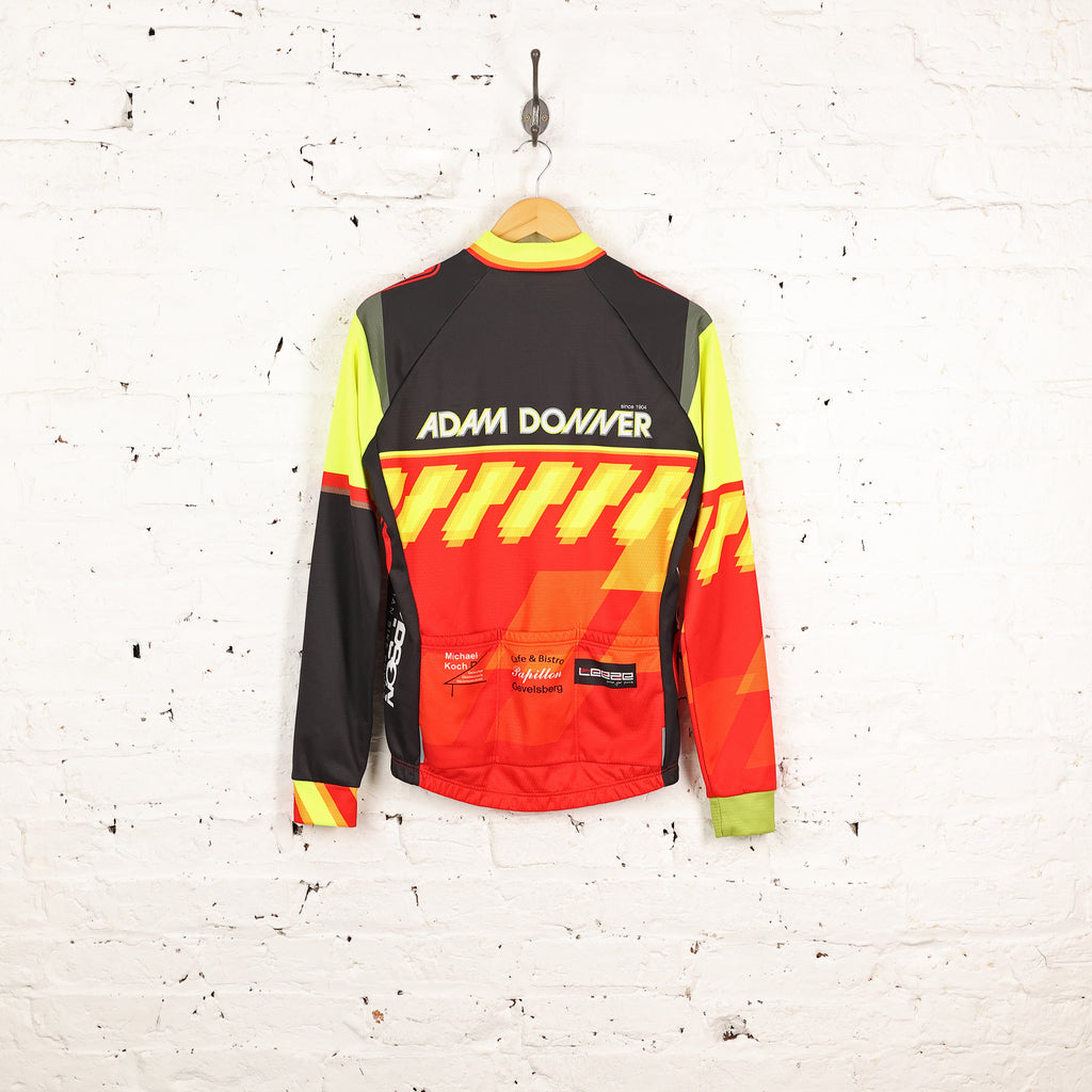 Adam Donner Team Long Sleeve Cycling Jersey - Black - XS