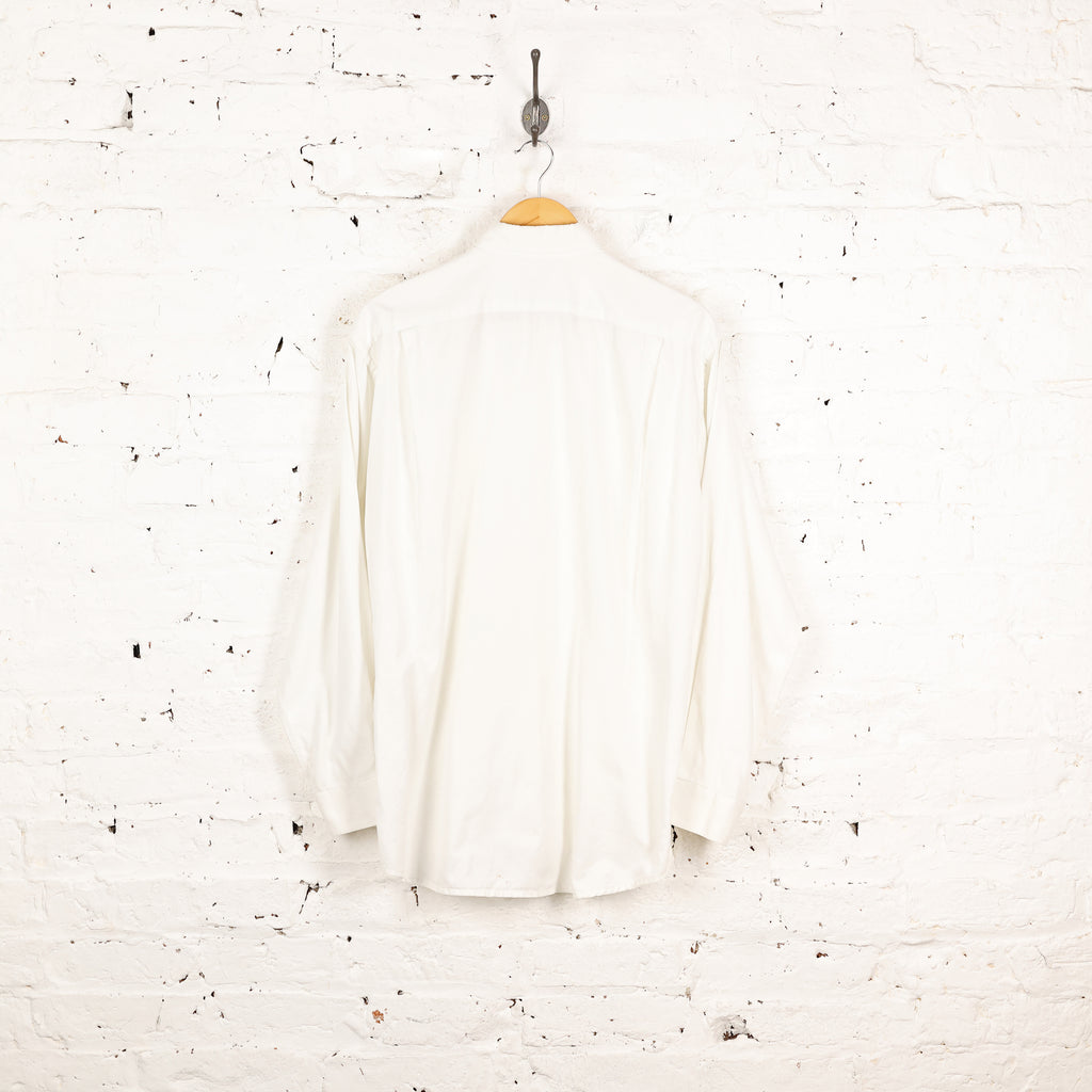 Lacoste Button Down Shirt - White - M