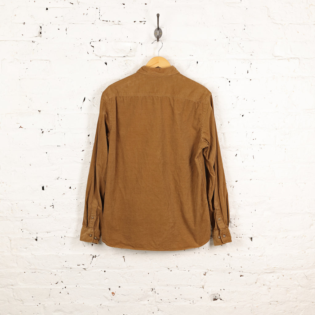 90s Corduroy Shirt - Brown - L