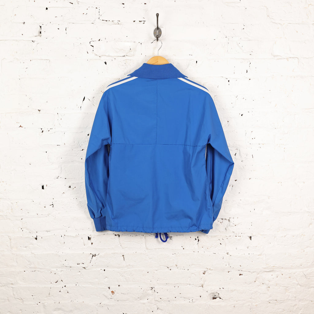 Adidas 1/4 80s Zip Tracksuit Top Jacket - Blue - XS