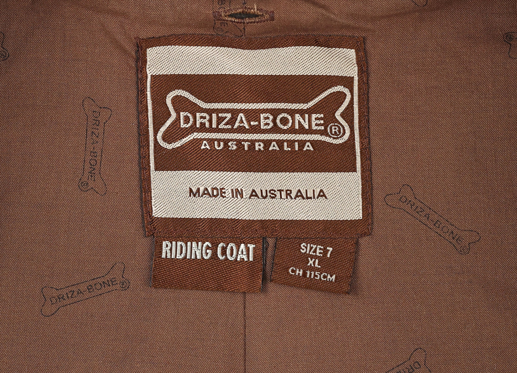 Driza-Bone Wax Riding Coat Jacket - Brown - XL – Headlock