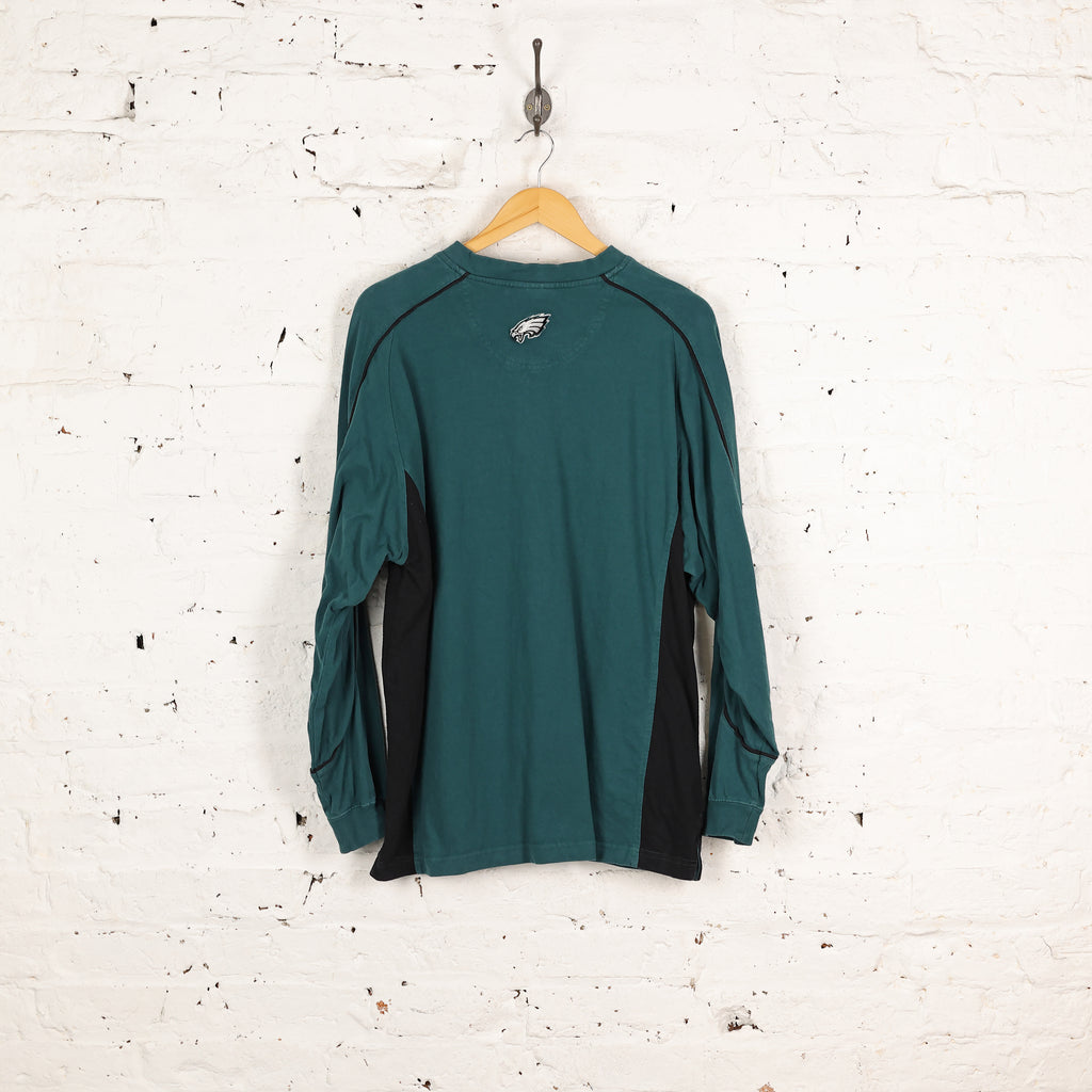 Philadelphia Eagles NFL Long Sleeve T Shirt - Green - L