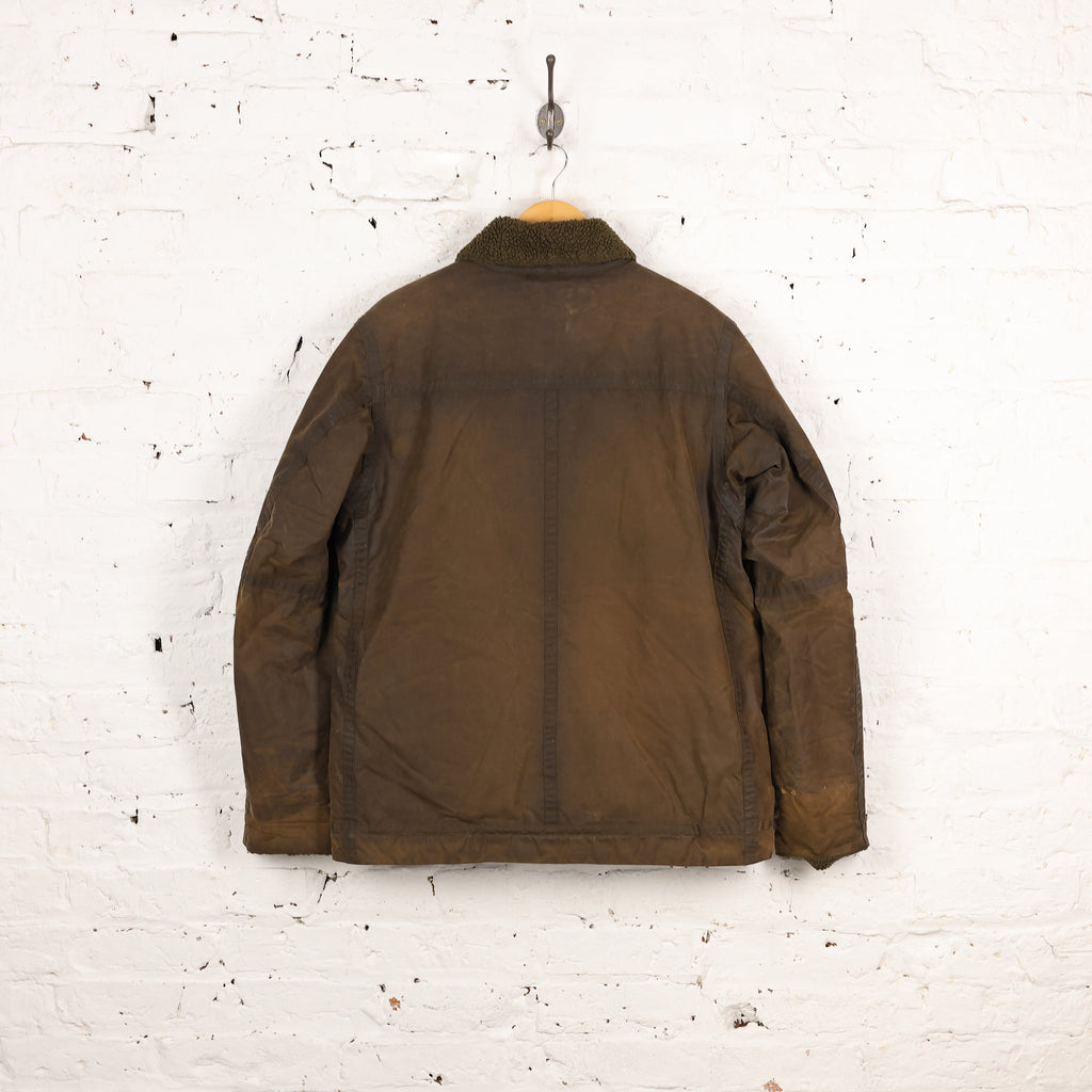 Barbour Wax Catrick Jacket Coat - Brown - L