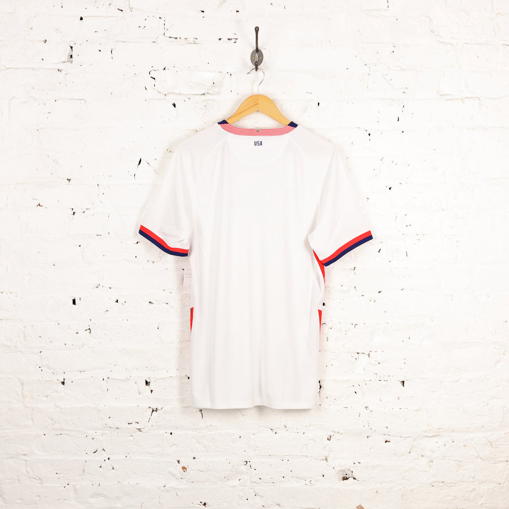USA Nike 2020 Home Football Shirt - White - M