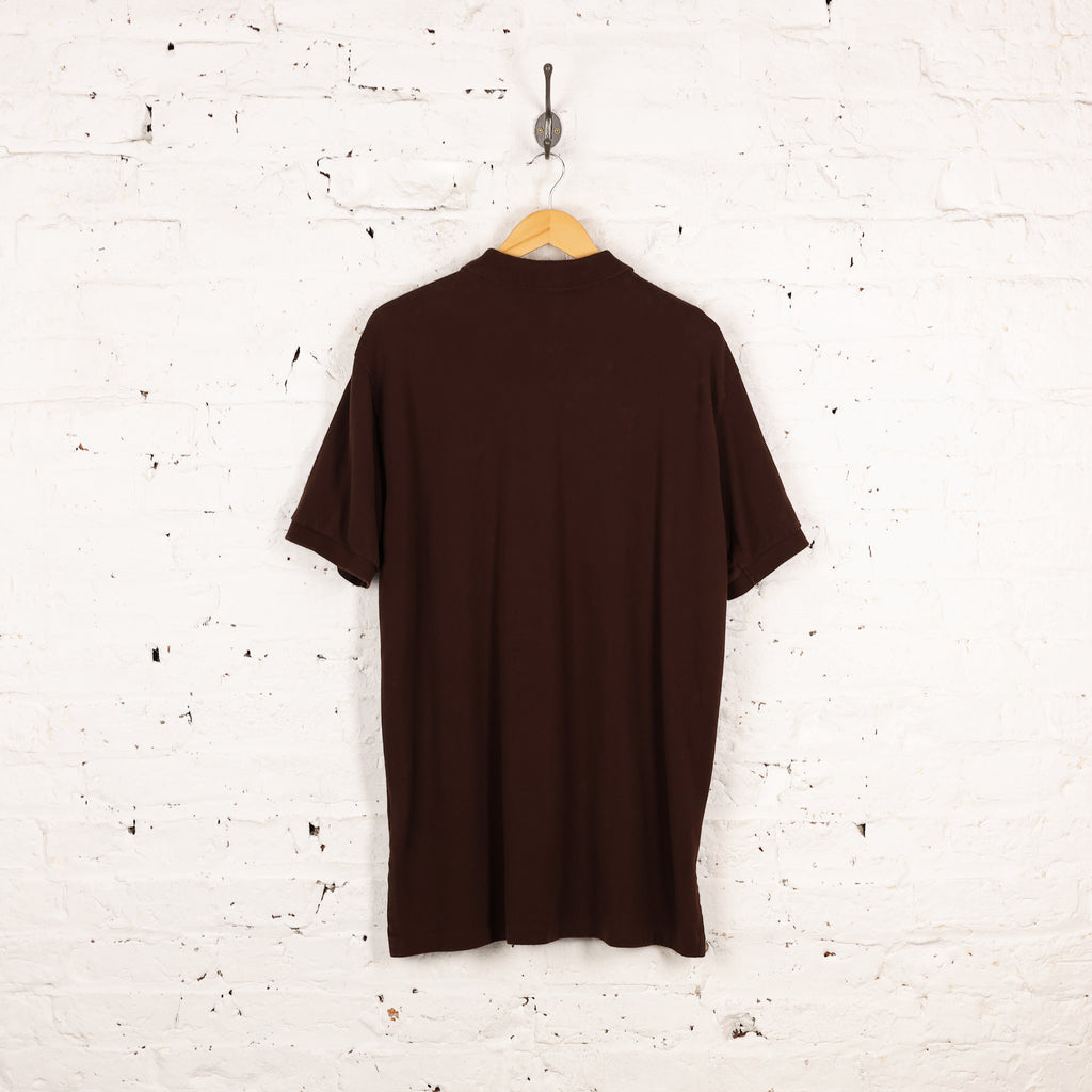 Polo Ralph Lauren Short Sleeve Polo Shirt - Brown - XL