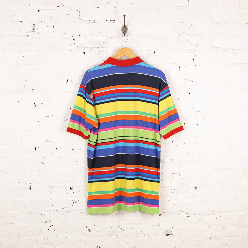 Polo Ralph Lauren Short Sleeve Striped Polo Shirt - Multicolour - XL