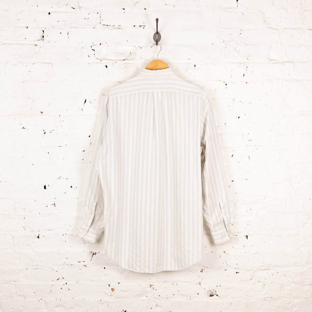 Ralph Lauren Yarmouth Striped Shirt - White - XL