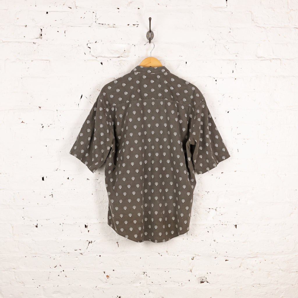 90's Pattern Shirt - Grey - L
