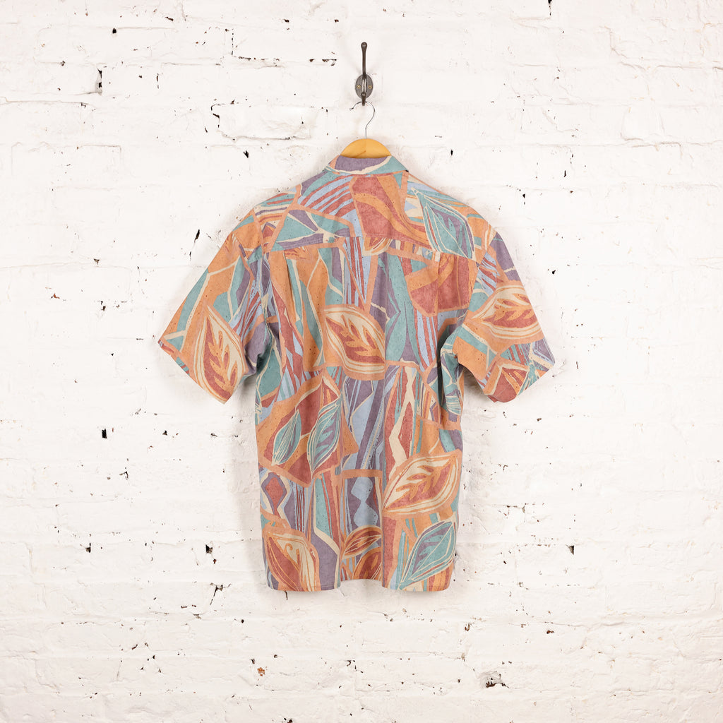 90's Pattern Shirt - Orange - L