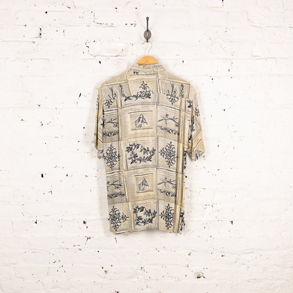 90's Patter Shirt - Beige - M