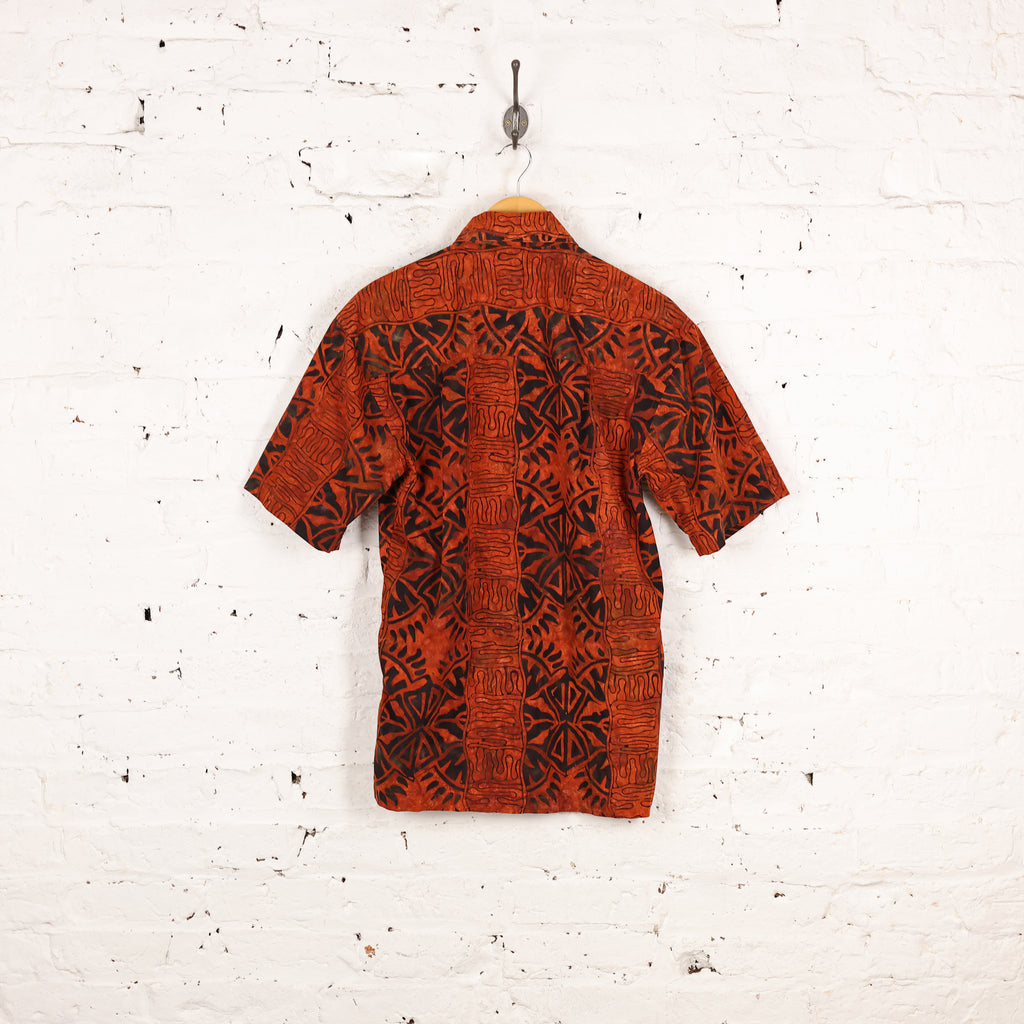 90's Pattern Shirt - Red - S