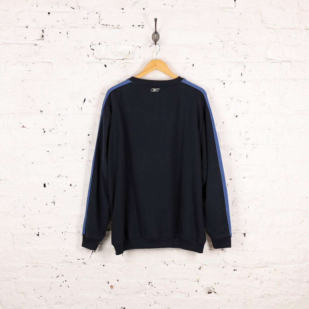 Reebok 90s Spell Out Sweatshirt - Blue - XL