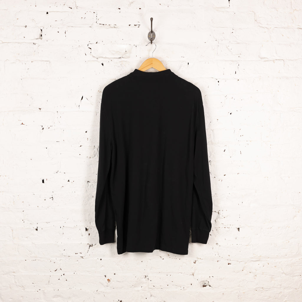 Polo Ralph Lauren Long Sleeve Polo Shirt - Black - L
