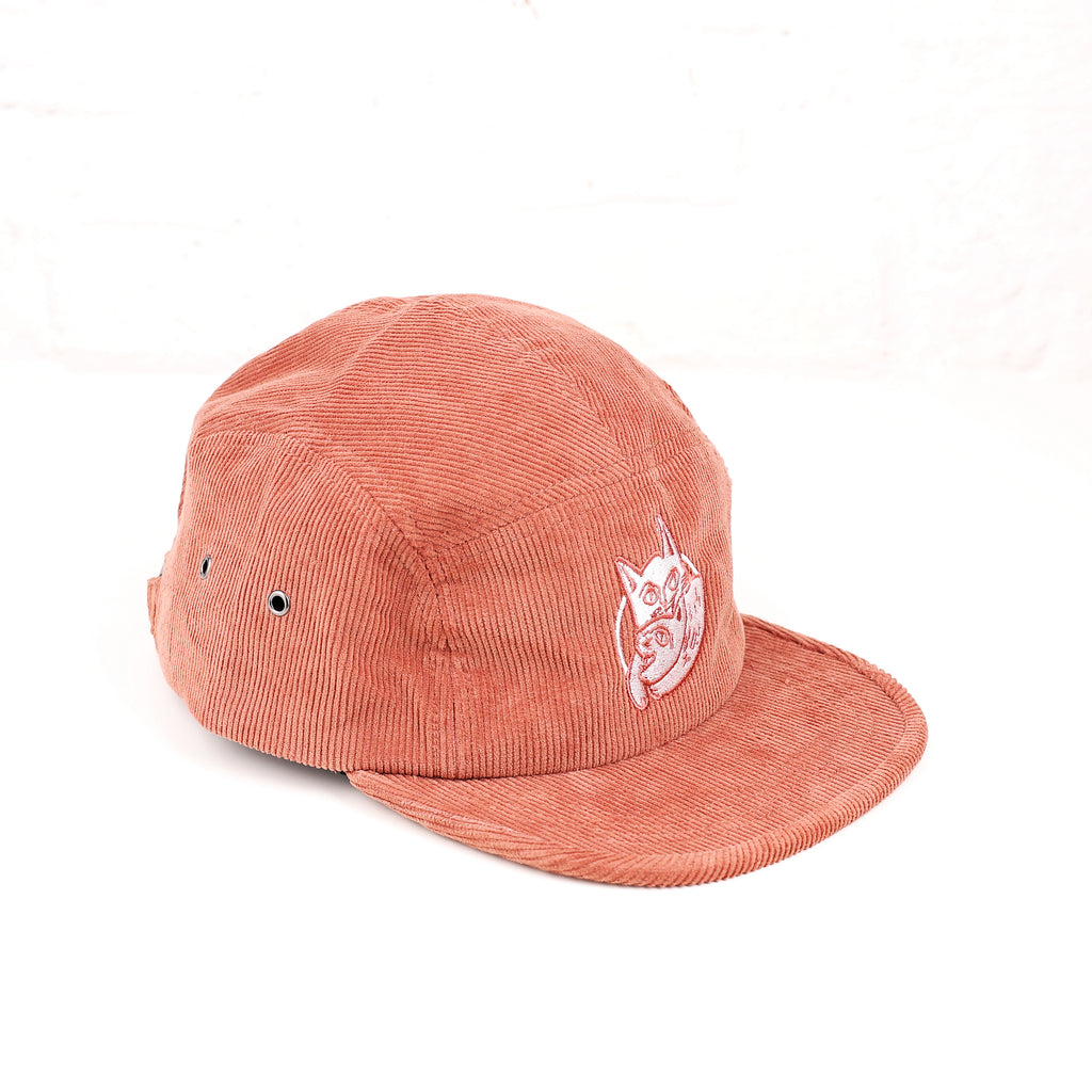 Headlock Cats Corduroy  5 Panel Cap - Black/Blue/Olive/Terracotta