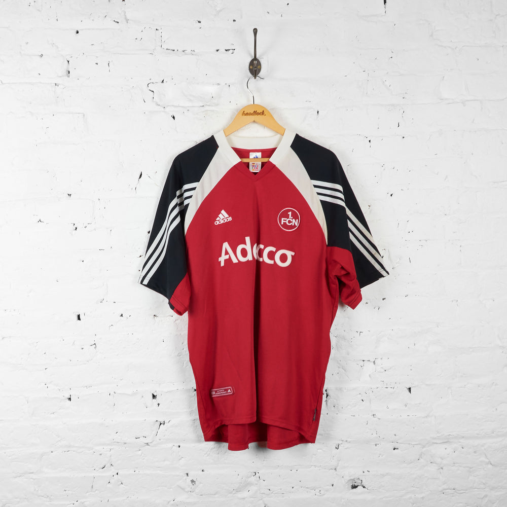 2001 FC Nurnberg Adidas Home Football Shirt - Red - XL