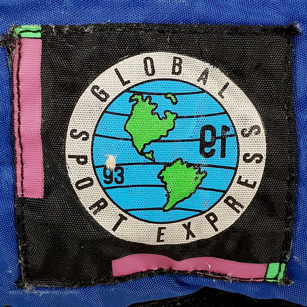 Vintage Global Sport Express 80's Holdall Bag - Black/Blue/Pink - One Size - Headlock