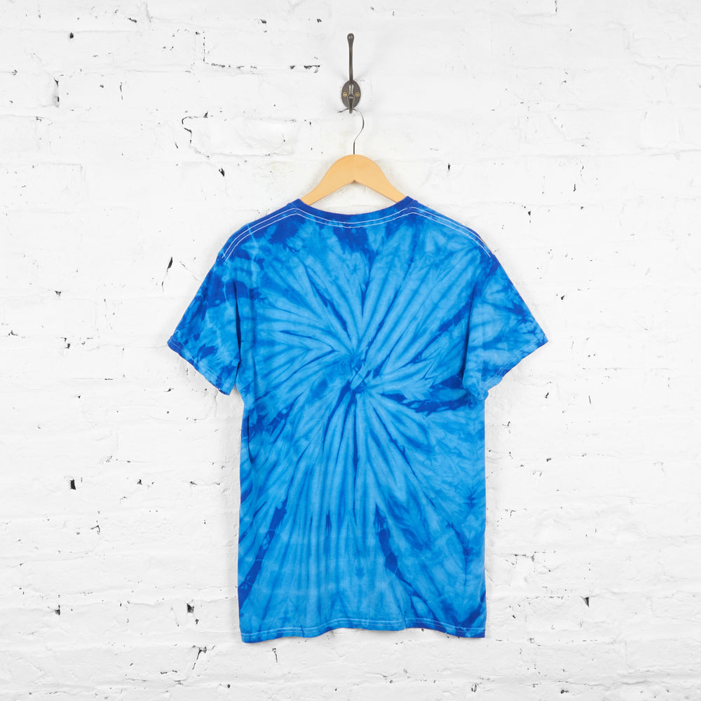 90s Tie Dye T Shirt - Blue - M