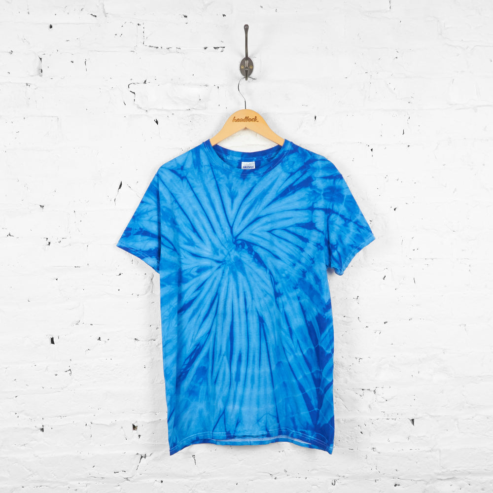 90s Tie Dye T Shirt - Blue - M