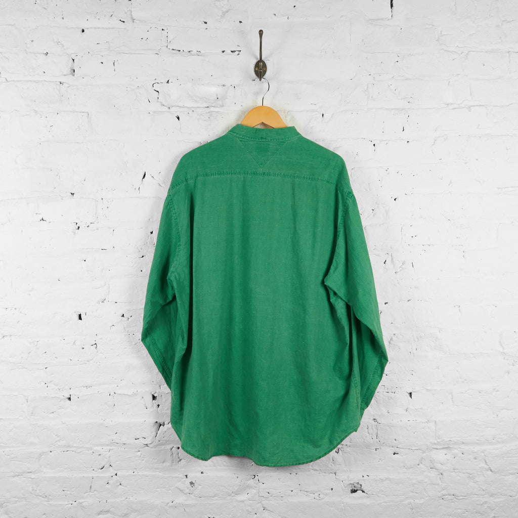 Vintage Tommy Hilfiger Shirt - Green - XL - Headlock