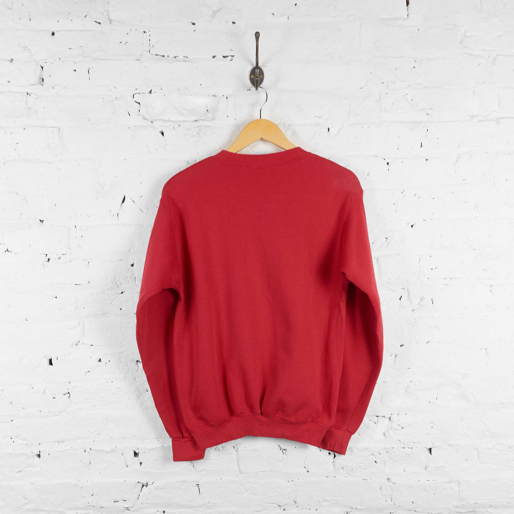 Vintage San Francisco 49ers NFL Montana Sweatshirt - Red - S - Headlock