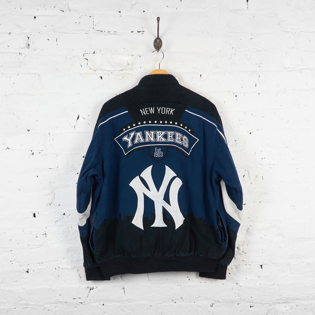 Vintage New York Yankees Jacket - Blue/Black - L - Headlock