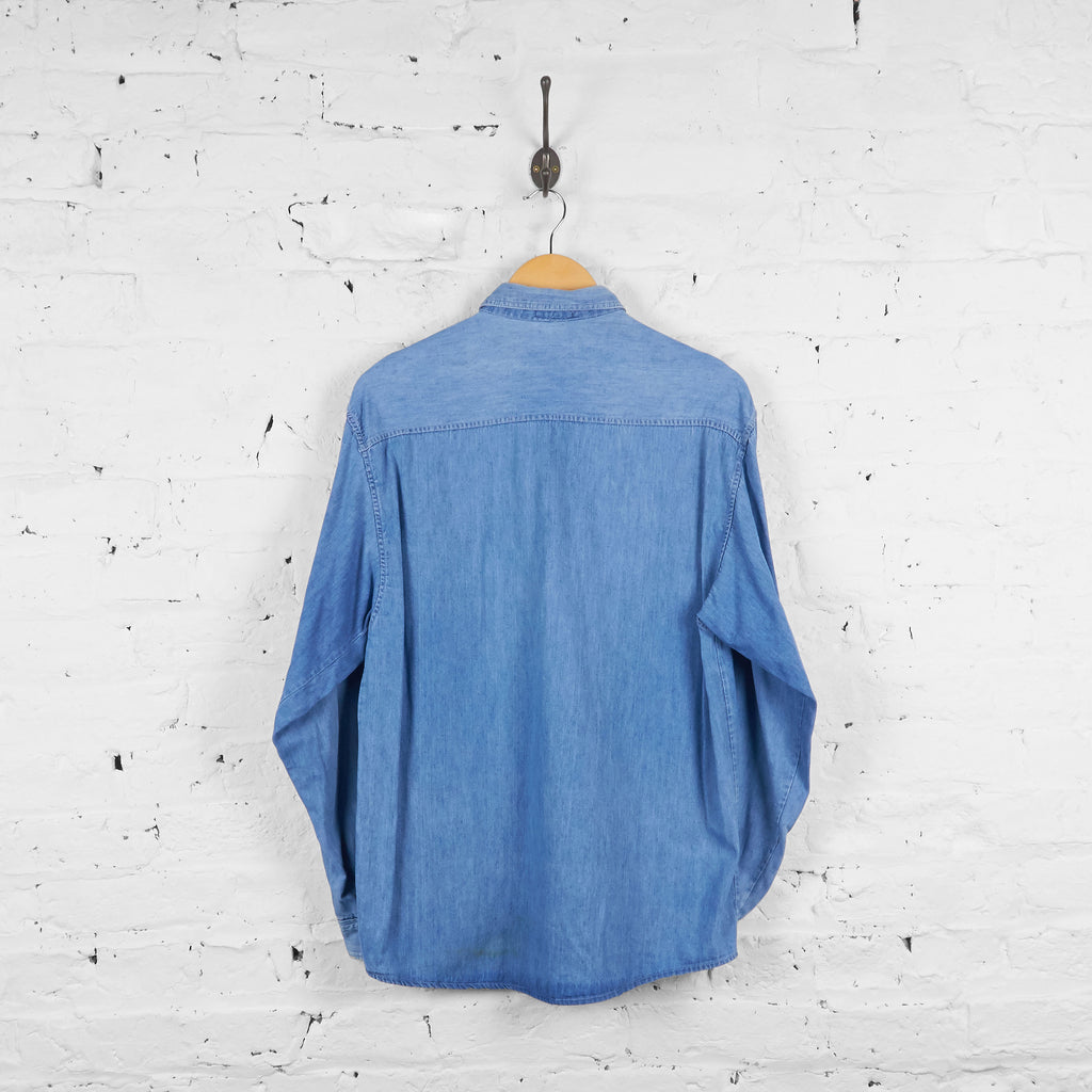 Vintage Valentino Denim Shirt - Blue - M - Headlock
