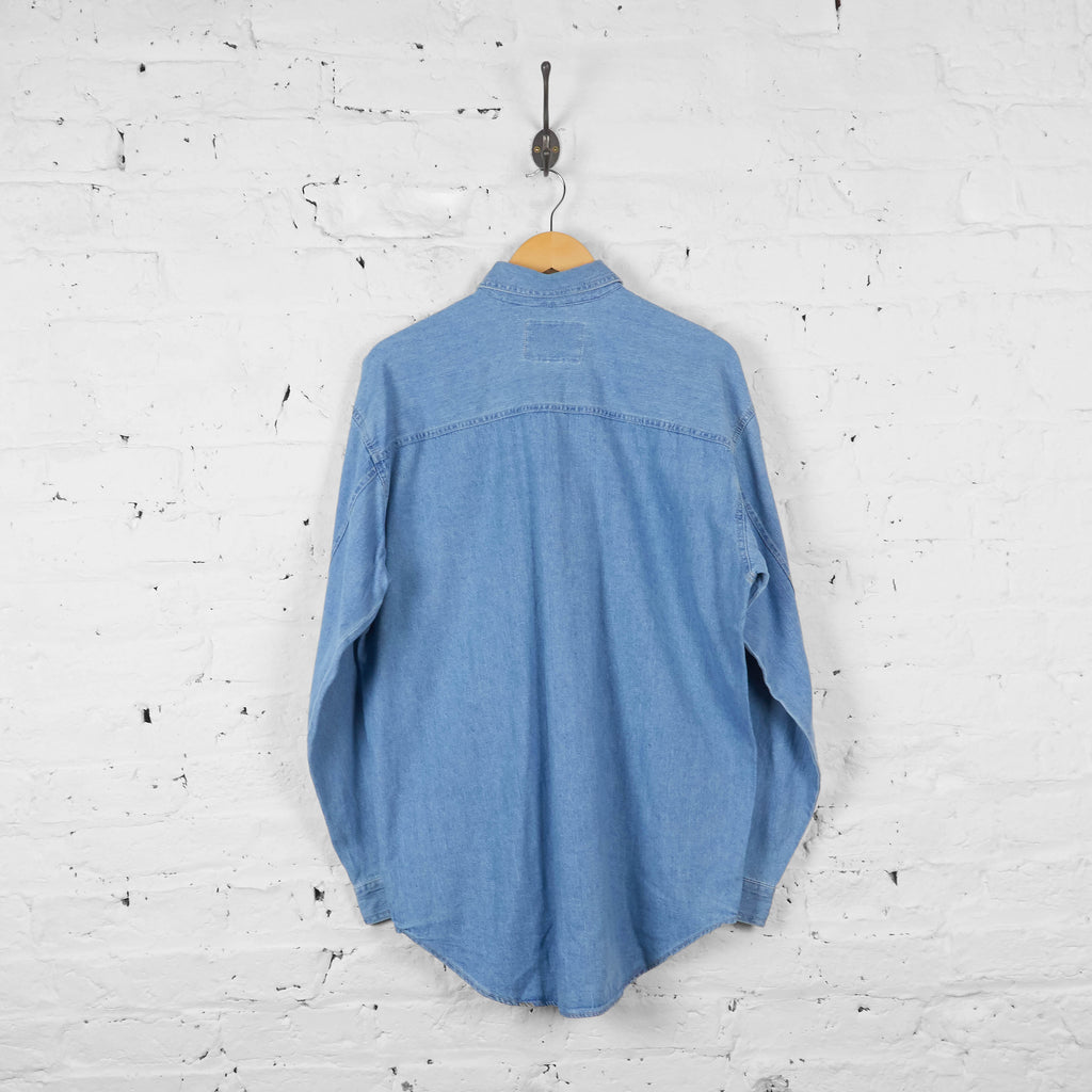 Vintage Levi's Denim Shirt - Blue - M - Headlock