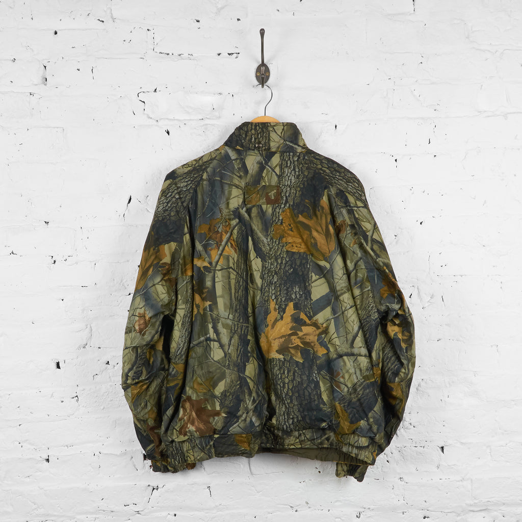 Vintage Woolrich Camouflage Quilted Jacket - Brown/Green - M - Headlock