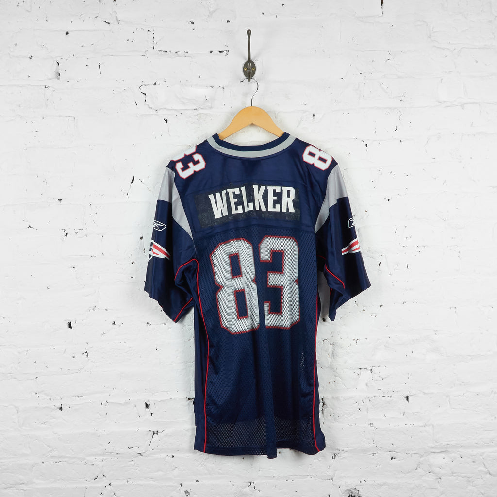 Vintage New England Patriots NFL Welker Jersey - Navy - M - Headlock