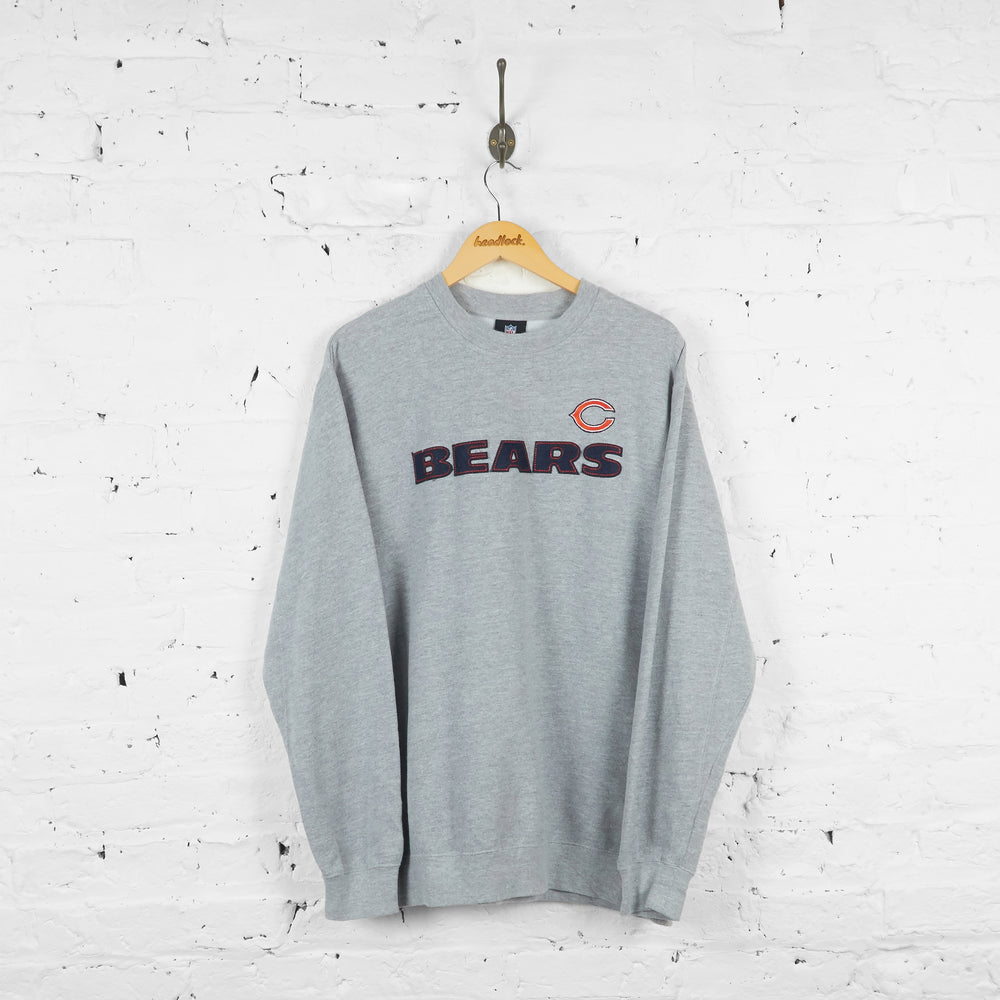 Vintage Chicago Bears Sweatshirt - Grey - L - Headlock