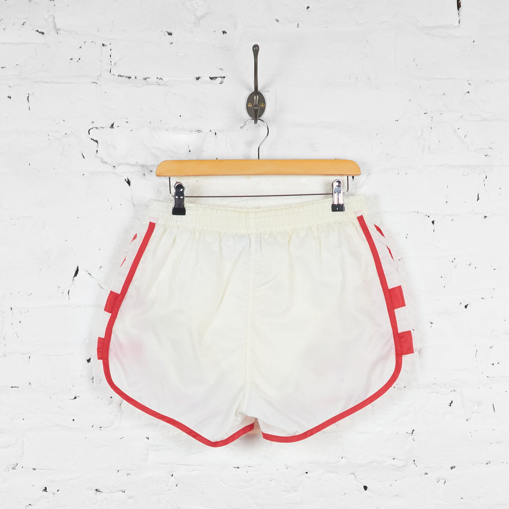 Vintage Hummel Shorts - White/Red - M - Headlock