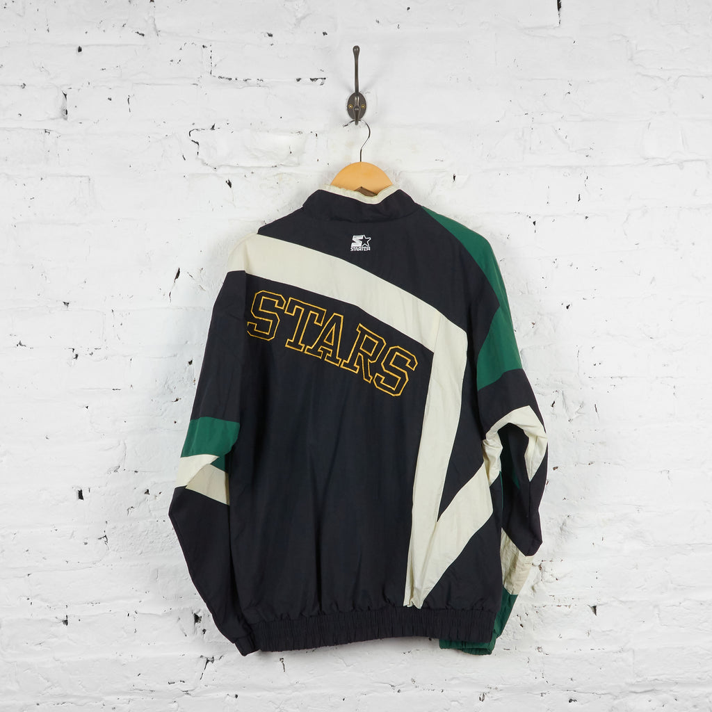 Vintage Dallas Stars NHL Shell Jacket - Black/Green - L - Headlock