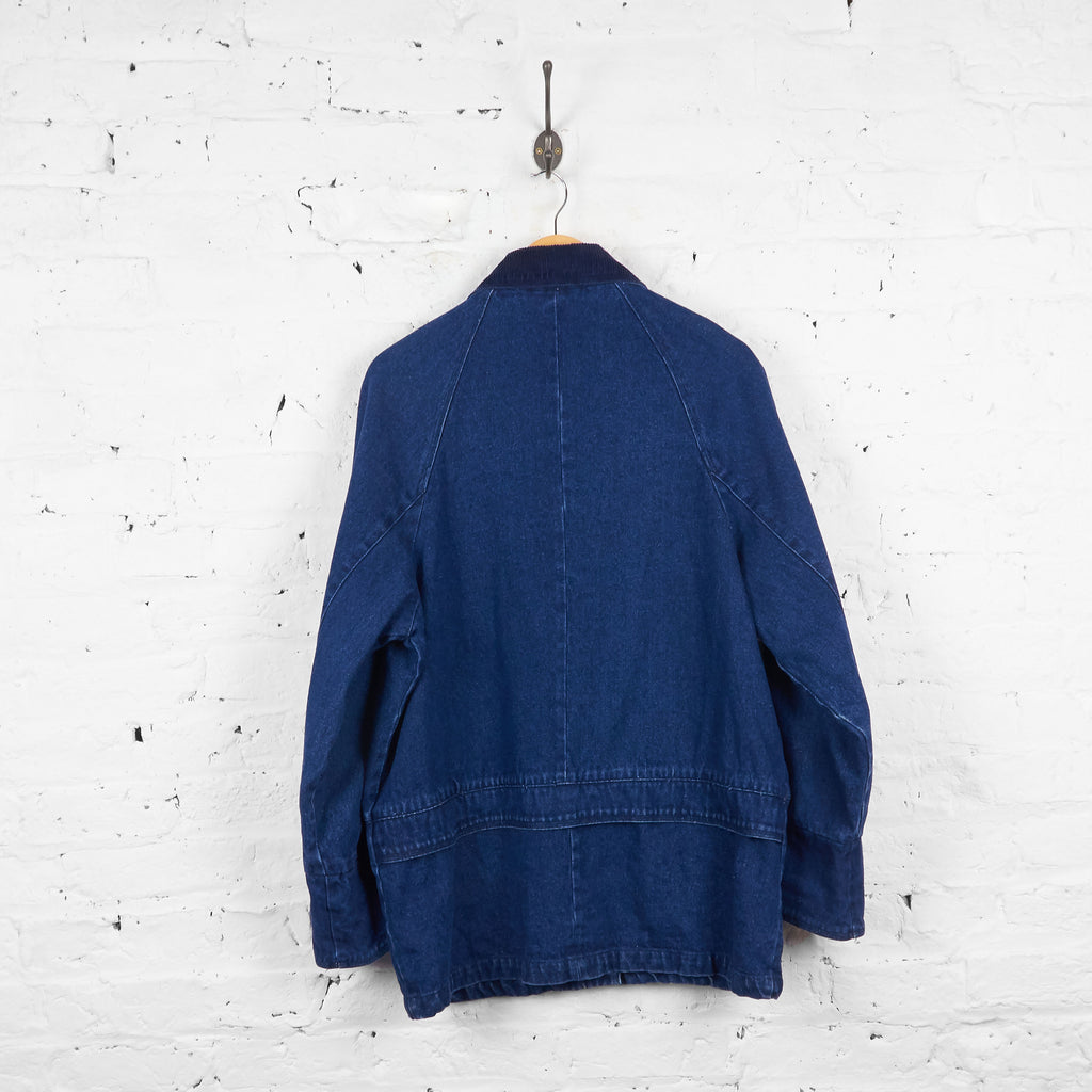 Vintage Denim Longline Jacket - Blue - M - Headlock