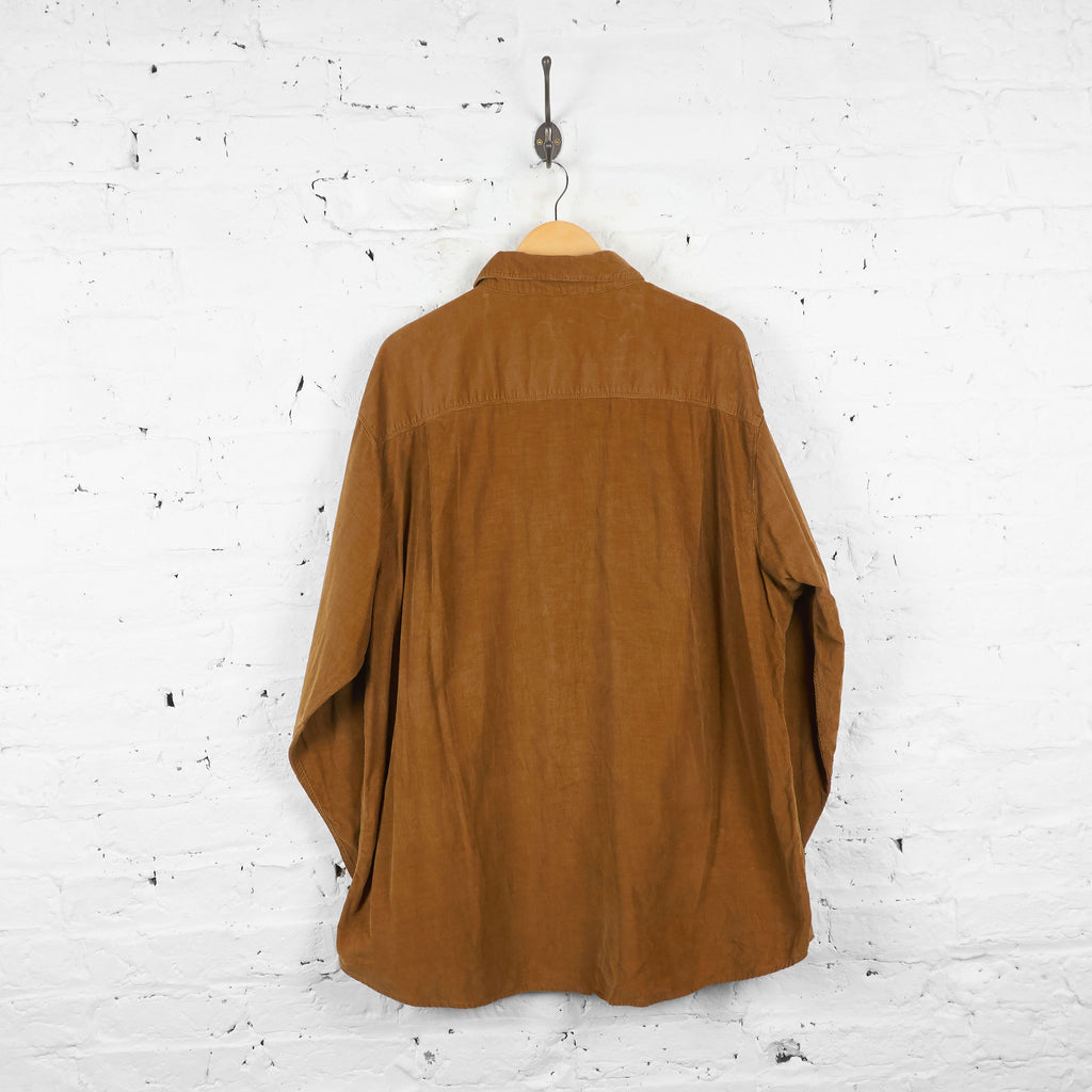 Vintage Woolrich Corduroy Shirt - Brown - XL - Headlock