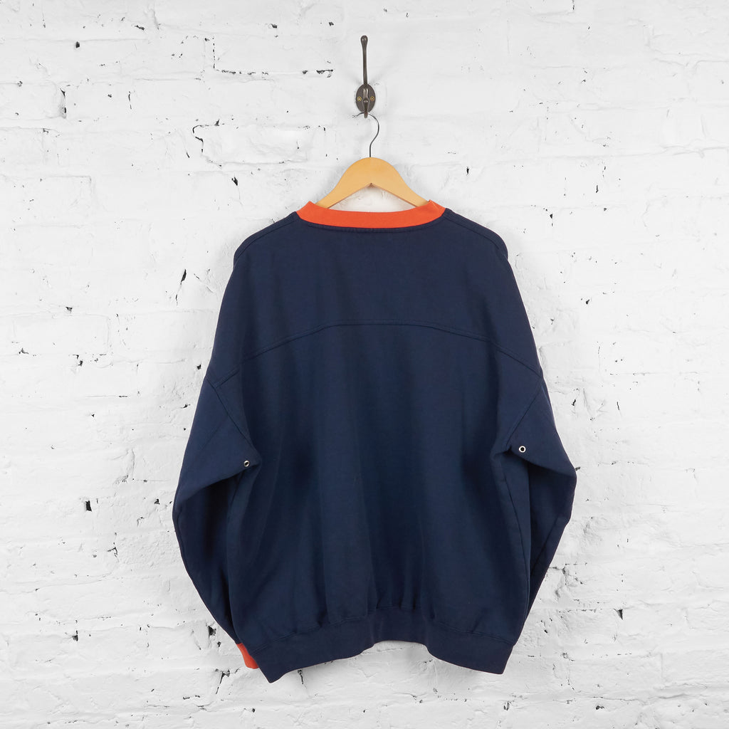 Vintage Chicago Bears NFL Sweatshirt - Navy/Orange - XL - Headlock