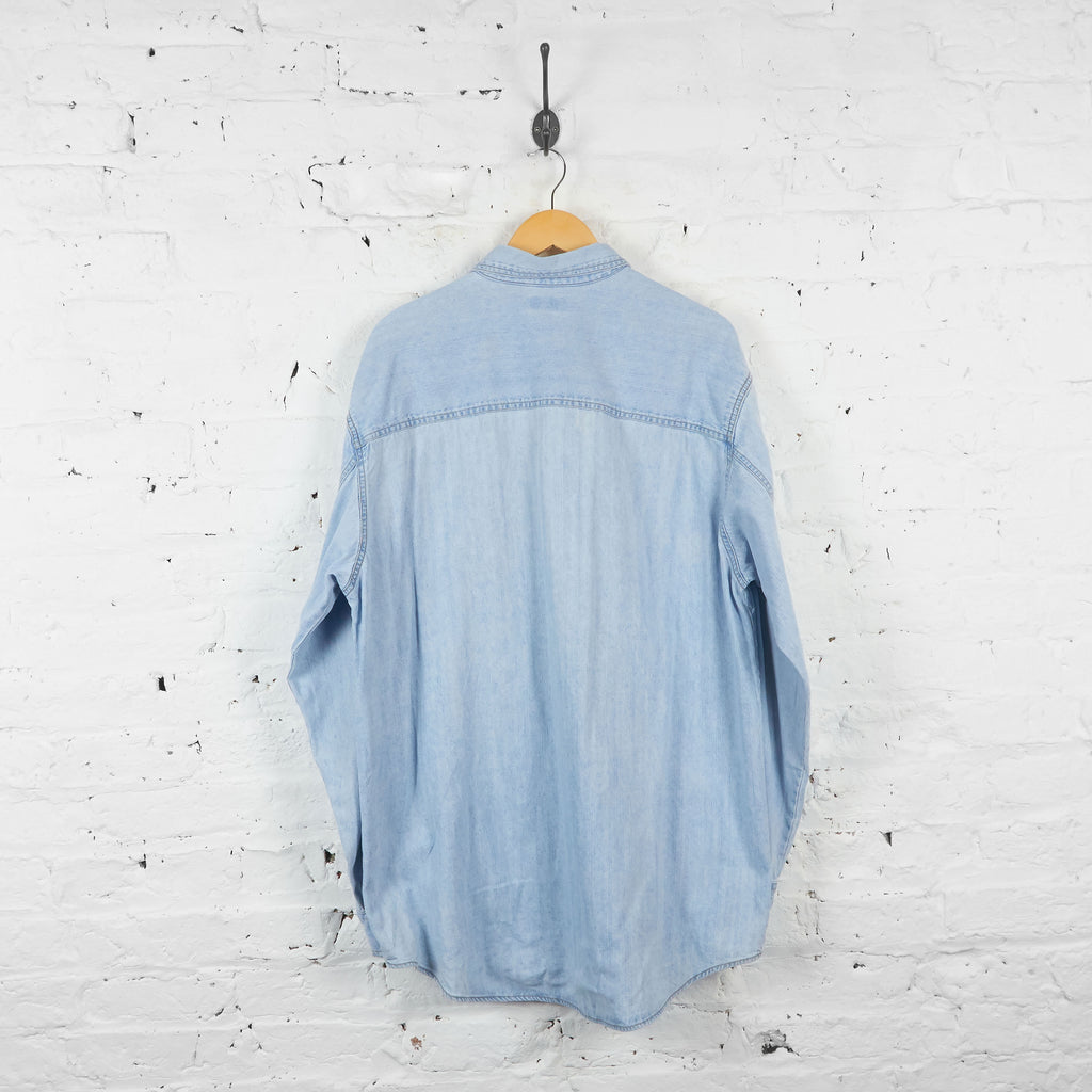 Vintage Levi's Denim Shirt - Blue - L - Headlock