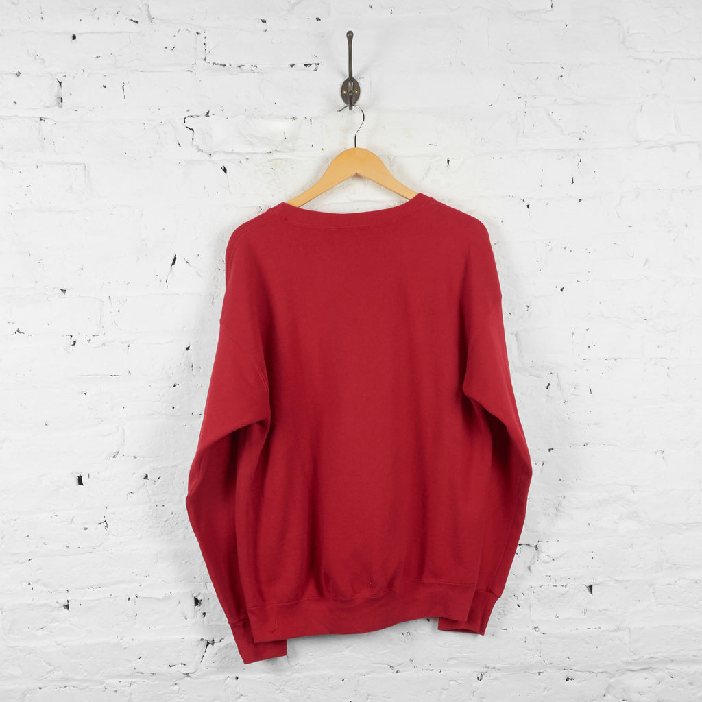 Vintage San Francisco 49ers NFL Sweatshirt - Red - XL - Headlock