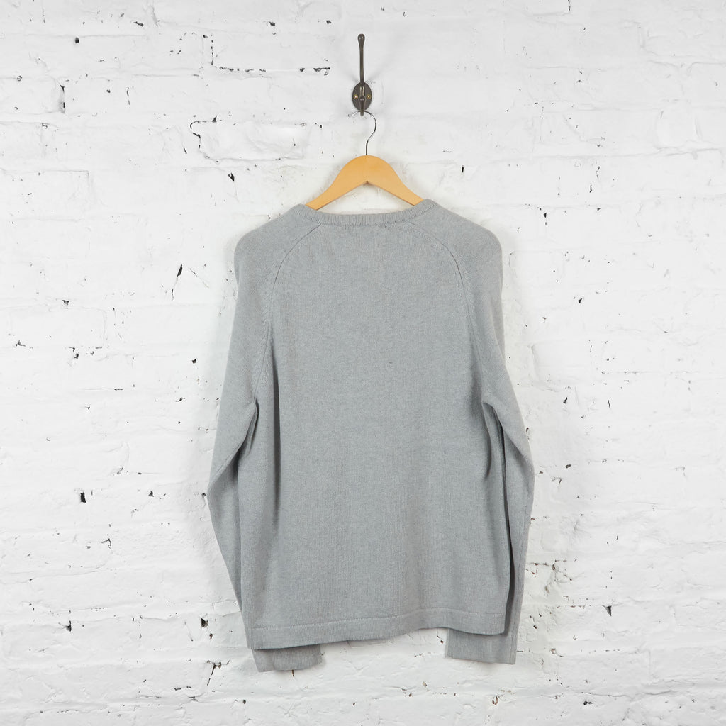 Vintage Hilfiger Denim Sweatshirt - Grey - XL - Headlock