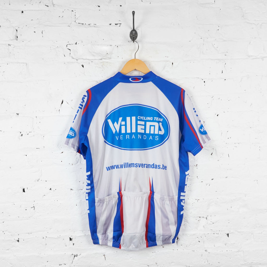 Willems Verandas Passe Partout Cycling Jersey - Grey/Blue - XXL - Headlock