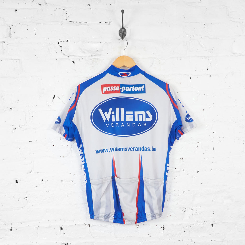 Willems Verandas Passe Partout Cycling Jersey - Grey/Blue - XL - Headlock