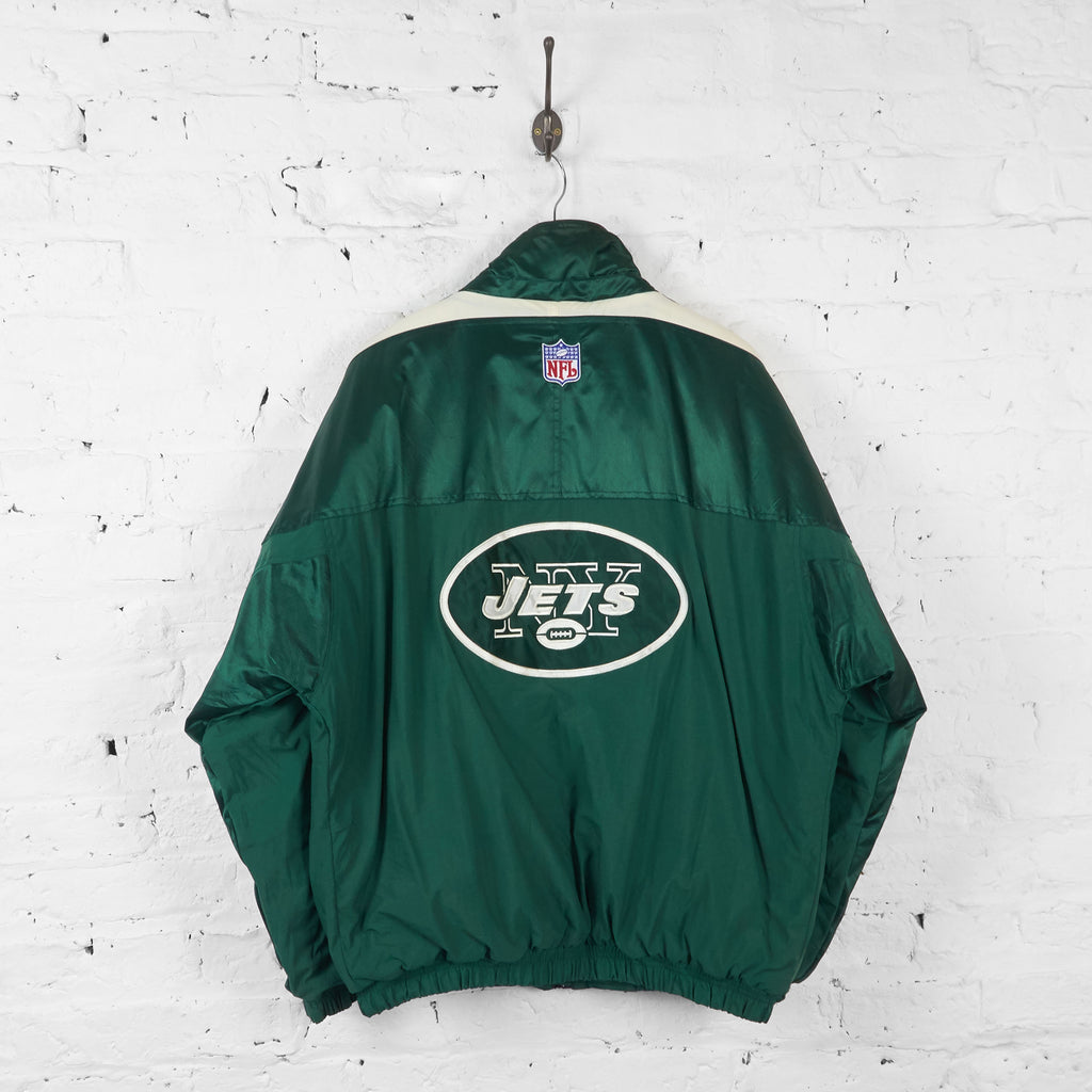 Vintage New York Jets Padded NFL Jacket - Green - L - Headlock