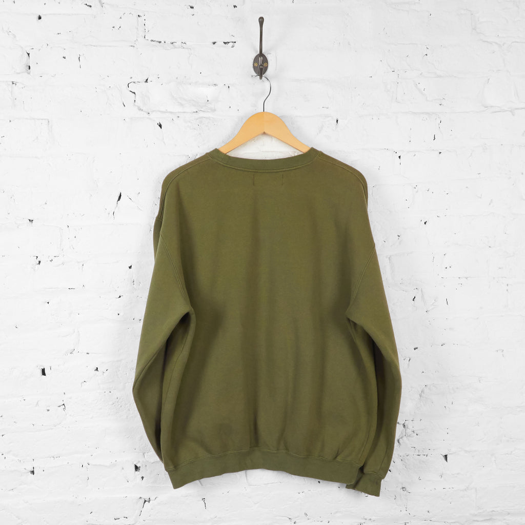 Vintage Lonsdale Sweatshirt - Green - M - Headlock