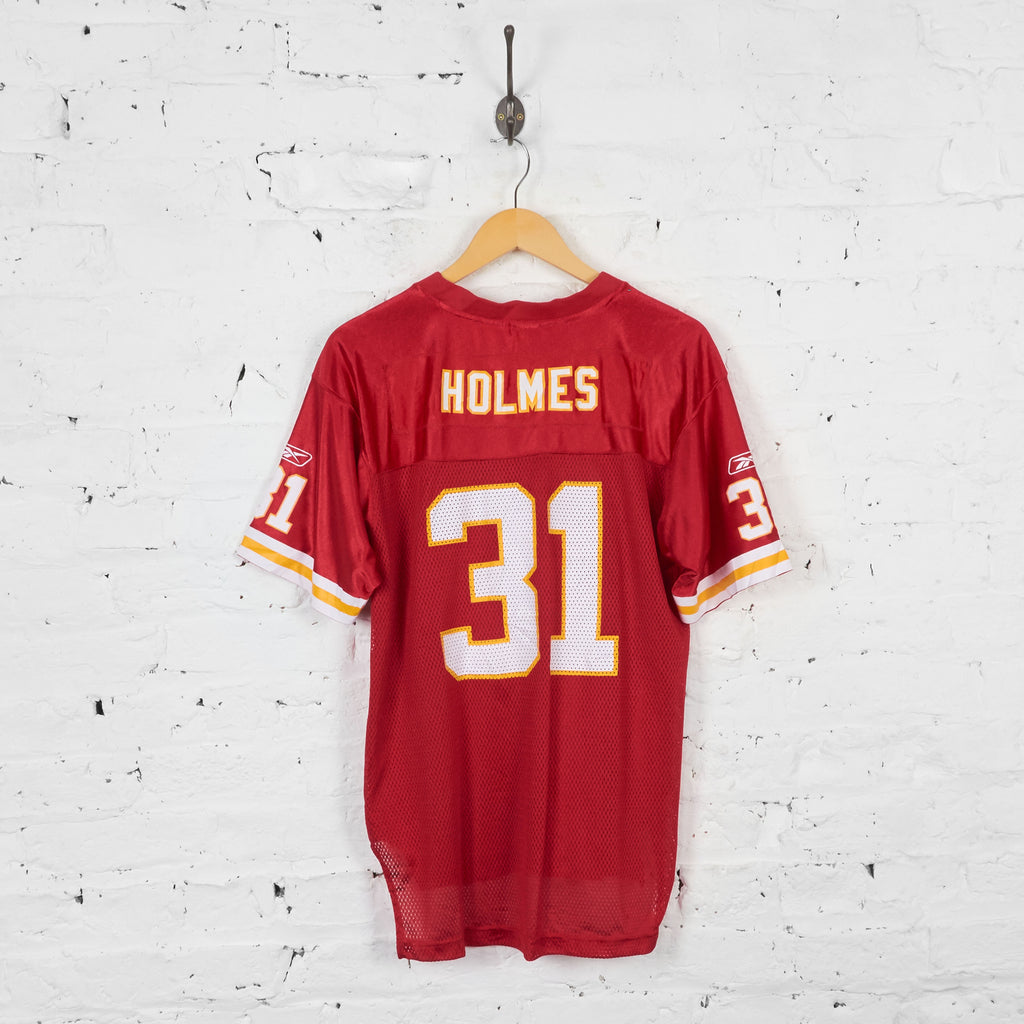 Vintage Kansas City Chiefs NFL Holmes Jersey - Red - XL - Headlock
